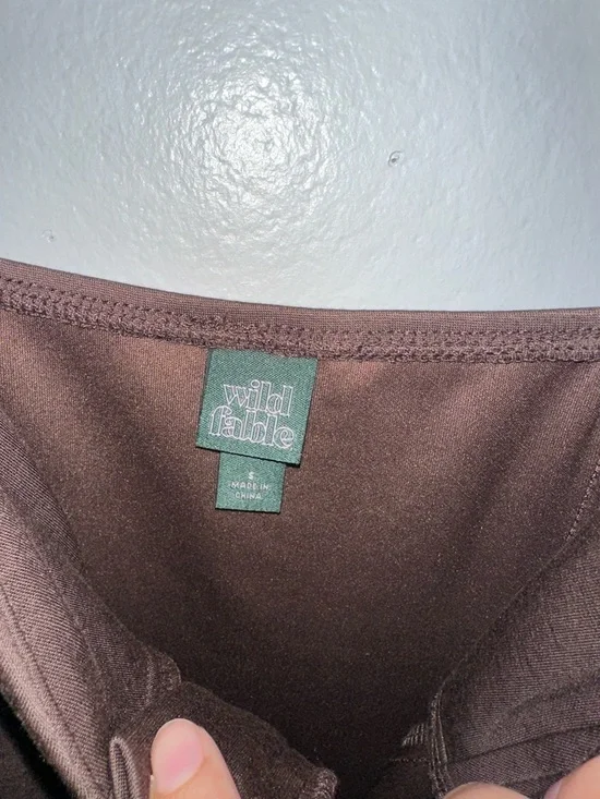 wild fable Chocolate Brown Bustier Mini Dress - Picture 4 of 4